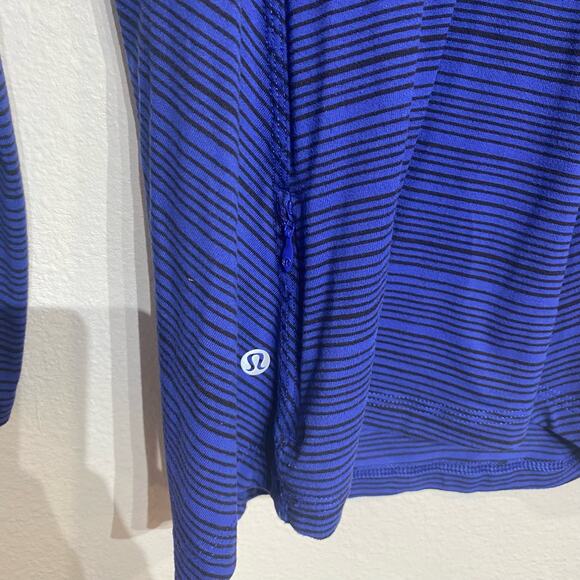 Lululemon Sapphire Blue Kanto Catch Me Long Sleeve Sz 4 - Picture 7 of 12